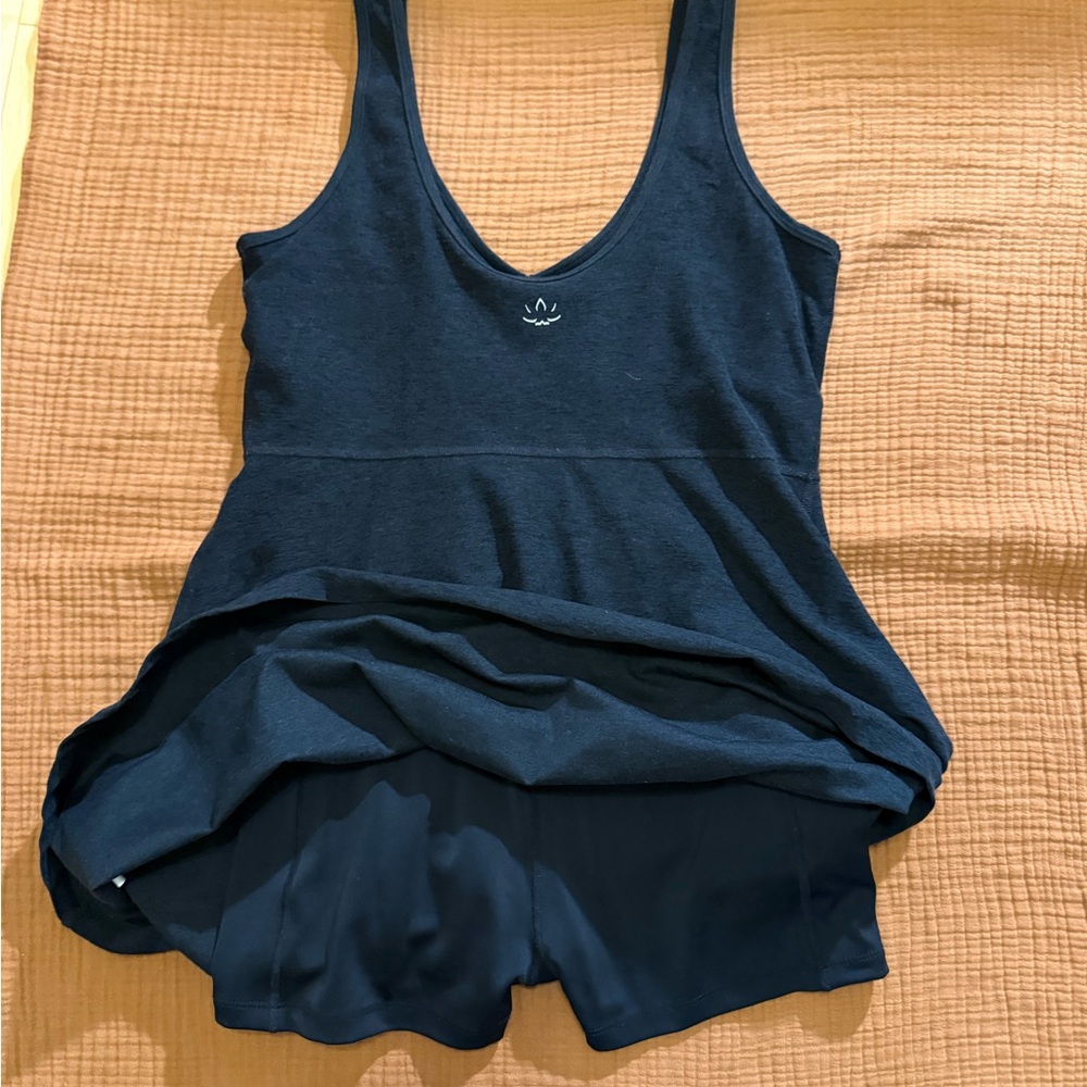 Beyond Yoga black dress with shorts